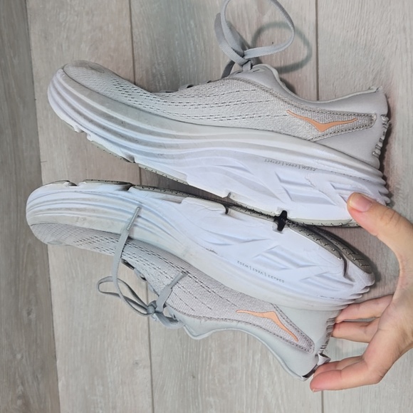 Hoka One One Mens Bondi 8 Athletic Running Shoes Sneakers Sz 9B - Picture 9 of 13